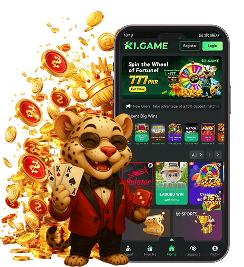 k1 game app interface display